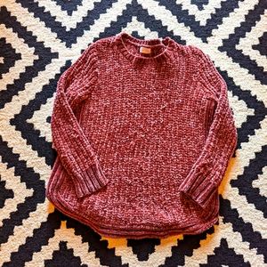 Mauve velvet sweater
